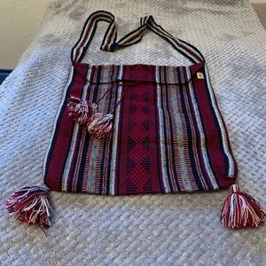 Handmade crossbody bag from Mexico